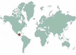 Corozon in world map